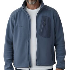 Simms Windstopper Fleece Jacket Gray Mens Large